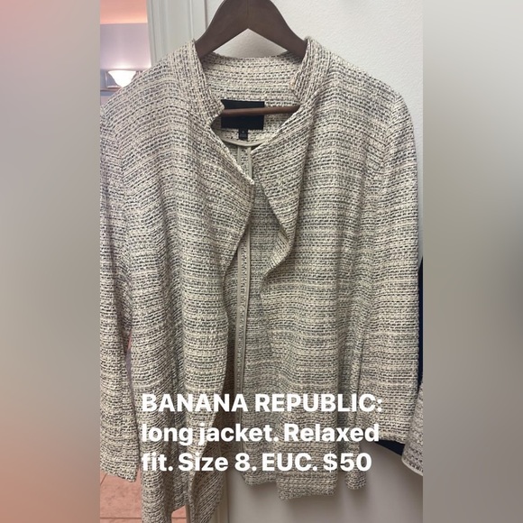 Banana republic relaxed fit jacket - Picture 1 of 1